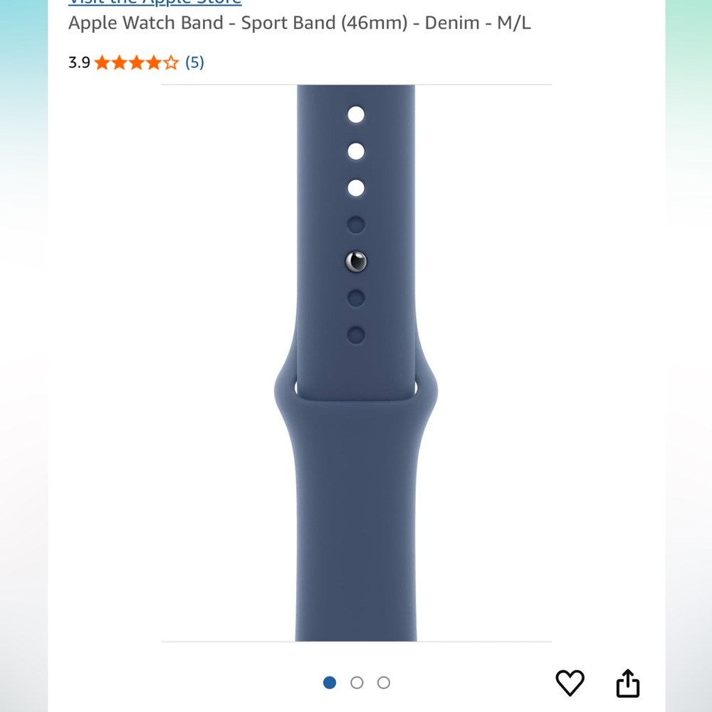 Apple Watch Sport Band - Denim Blue